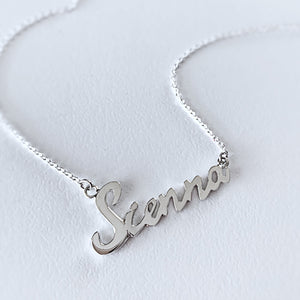 Sterling silver Name Necklace