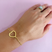 Mumma's Open Heart Bracelet