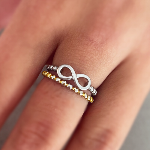 Bubble x infinity ring