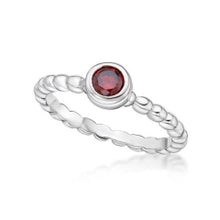 Bubble x birthstone Stack ring