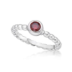 Bubble x birthstone Stack ring