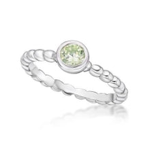 Bubble x birthstone Stack ring