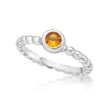 Bubble x birthstone Stack ring