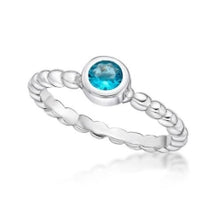 Bubble x birthstone Stack ring