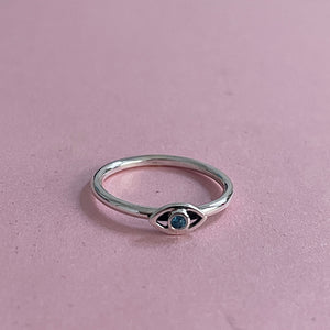 Evil Eye Stacking Ring