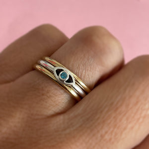 Evil Eye Stacking Ring