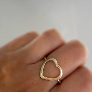 Open heart Ring