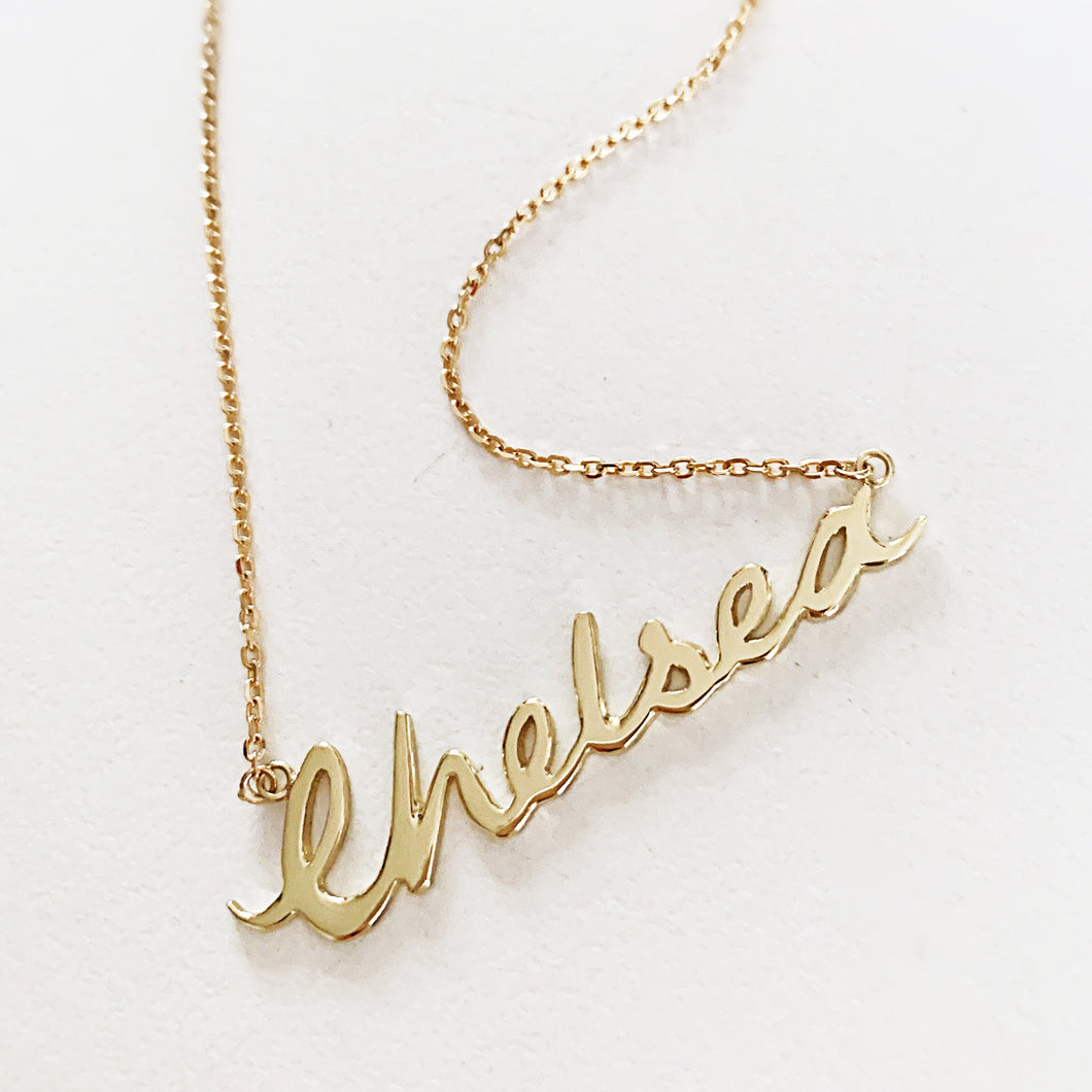 9ct Gold Name Chain