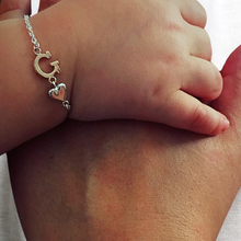 Single Letter Initial Baby Bracelet