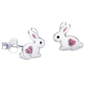 Sterling silver Bunny Rabbit earrings