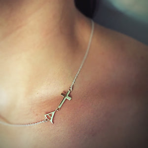 Single Letter Initial Necklace